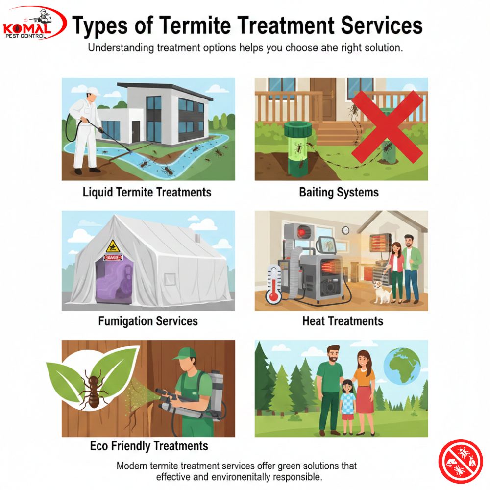 Types of Termite Treatment Services in Ahmedabad