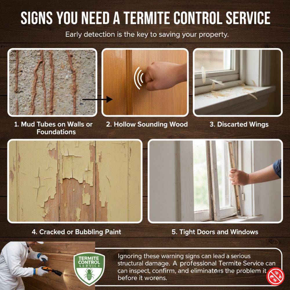 Signs You Need a Termite Control Service in India