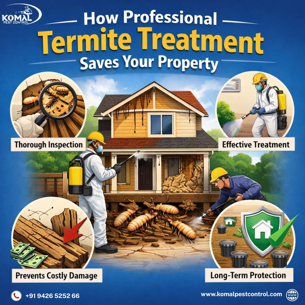 How Professional Termite Treatment Saves Your Property