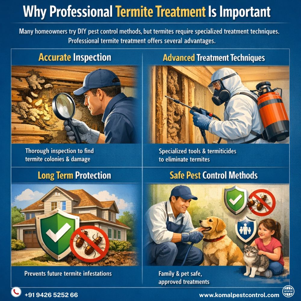 Why Professional Termite Treatment Is Important